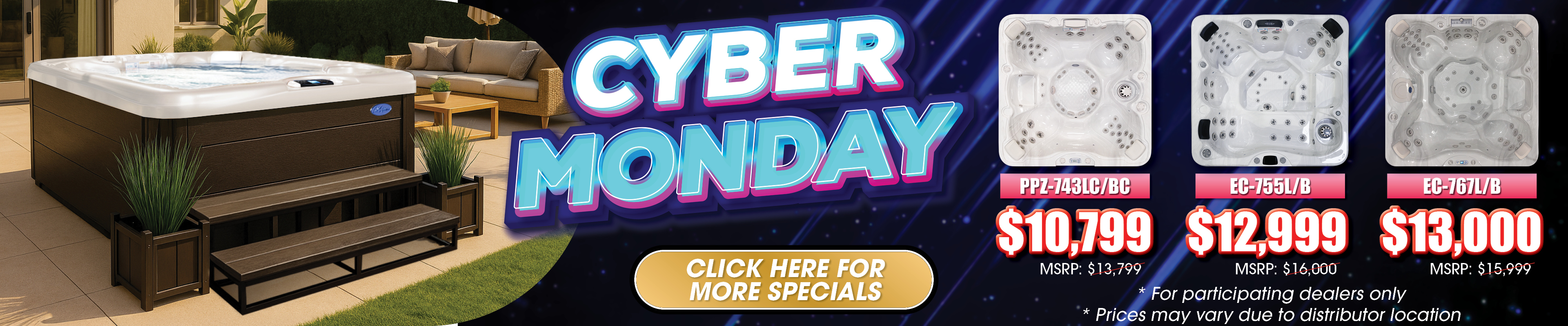 Calspas hot tub being used in a family setting - Raleigh